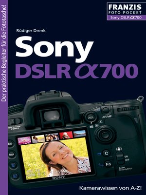 cover image of Foto Pocket Sony DSLR alpha 700